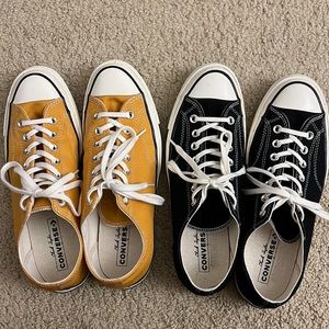 TAKE BOTH converse chuck 70s black & Yellow